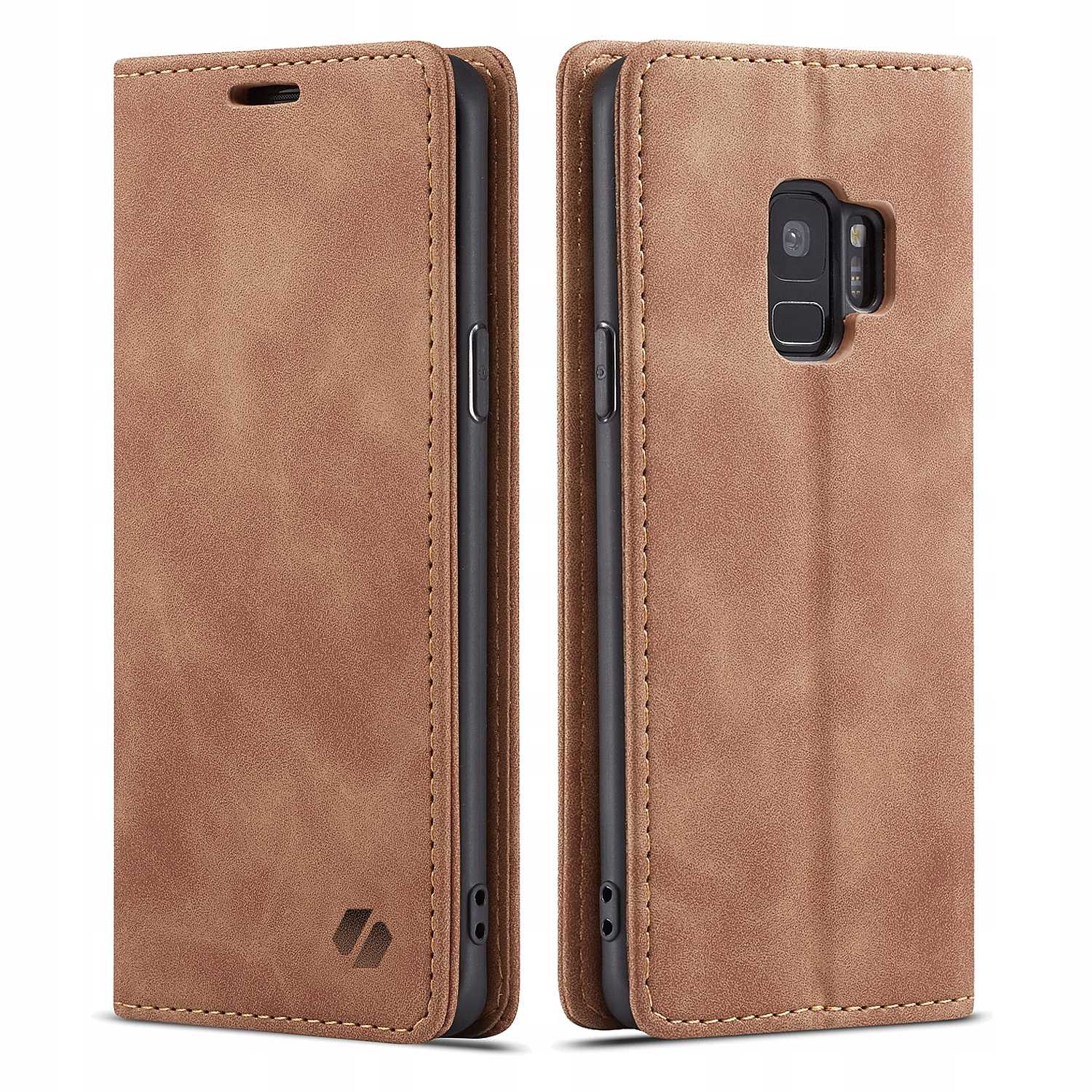 Spacecase Wallet Galaxy S9 light brown