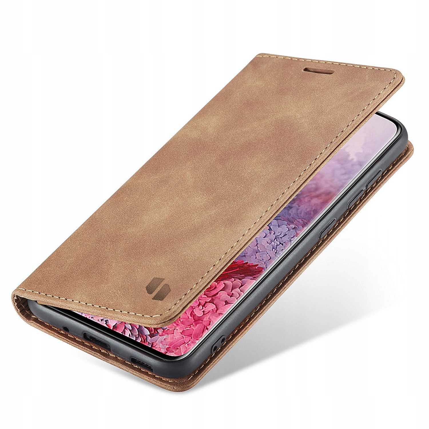 Spacecase Wallet Galaxy S20+ light brown