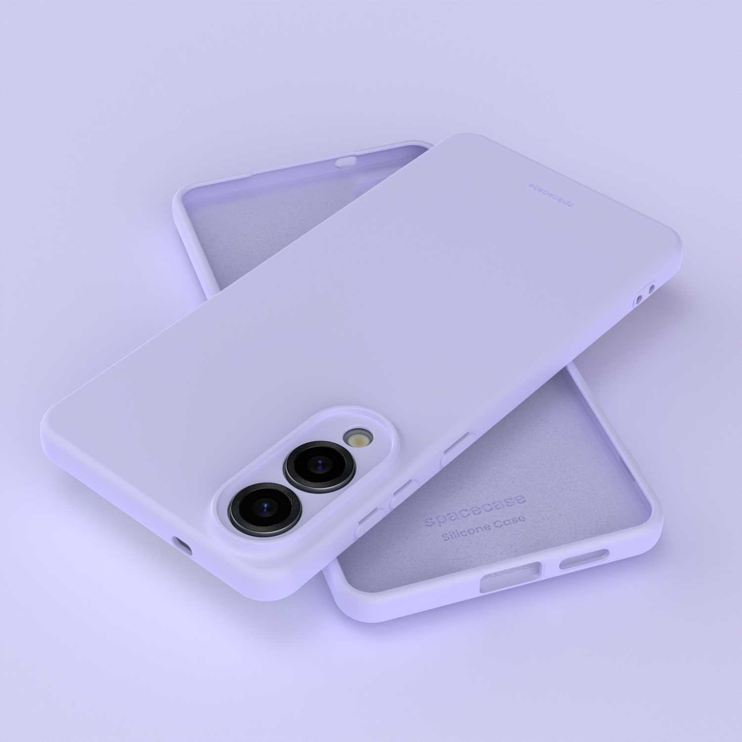 Spacecase Silicone Case 3.0 Galaxy S25 Edge light purple