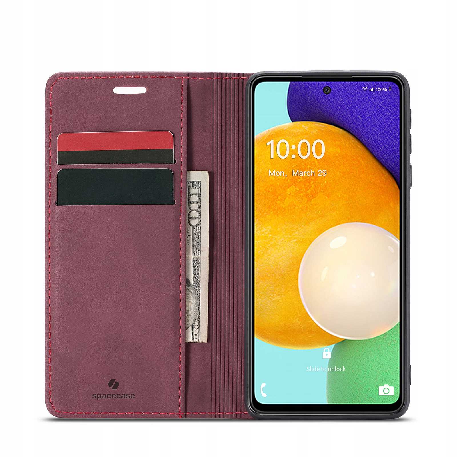 Spacecase Wallet Galaxy A53 Red