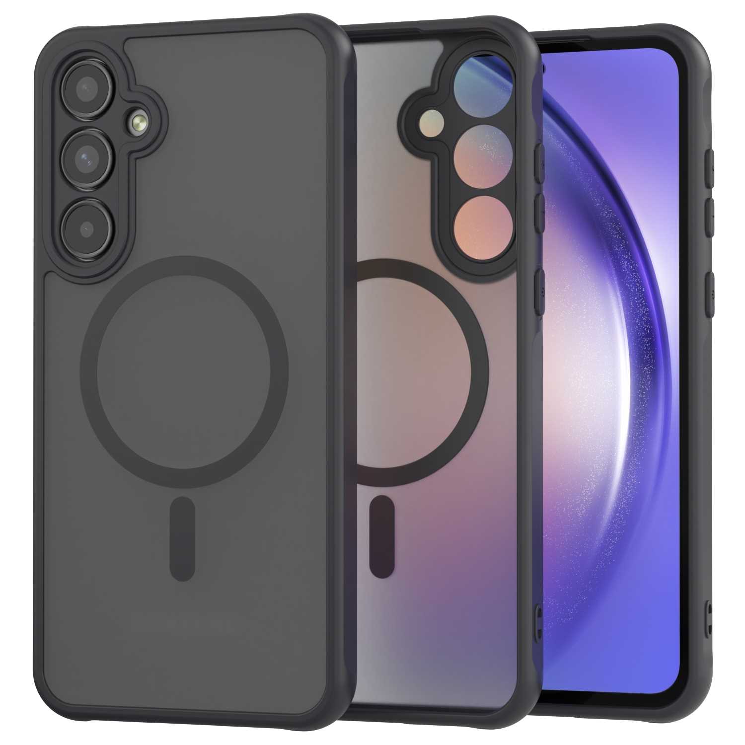 Spacecase Hybrid Mag Galaxy A55 5G black