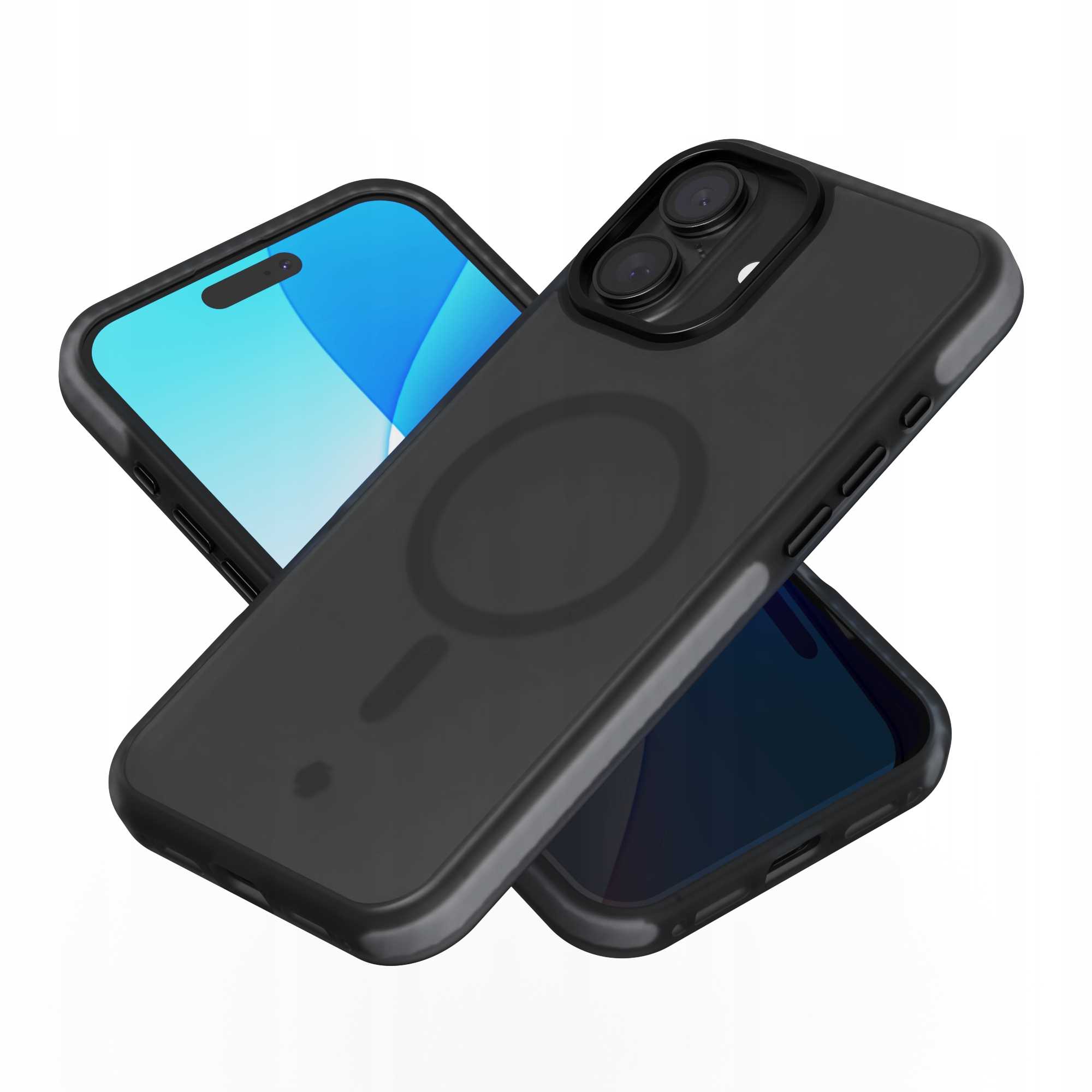 Spacecase Hybrid Fusion Mag iPhone 16 Plus black