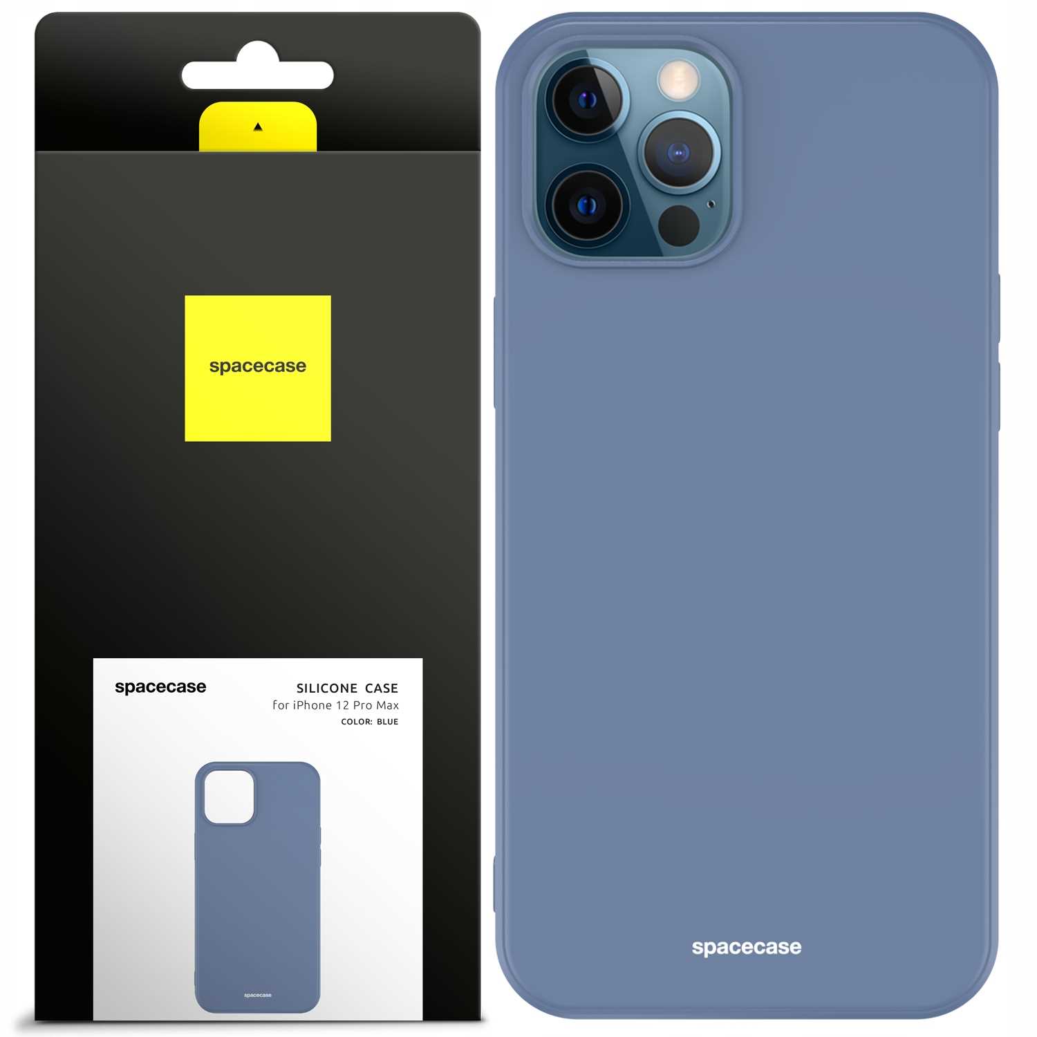 Spacecase Silicone Case iPhone 12 Pro Max blue