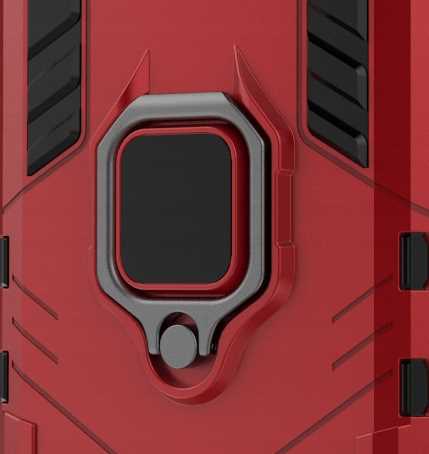 Spacecase X-Ring Redmi 9A / 9AT czerwony