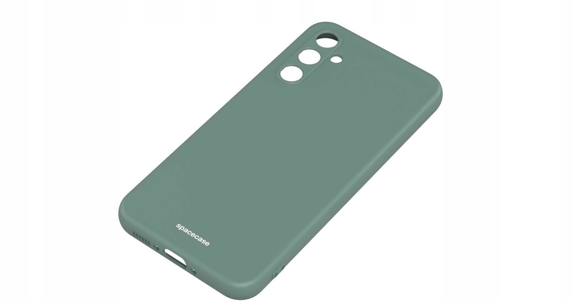 Spacecase Silicone Case Galaxy A14 4G dark green