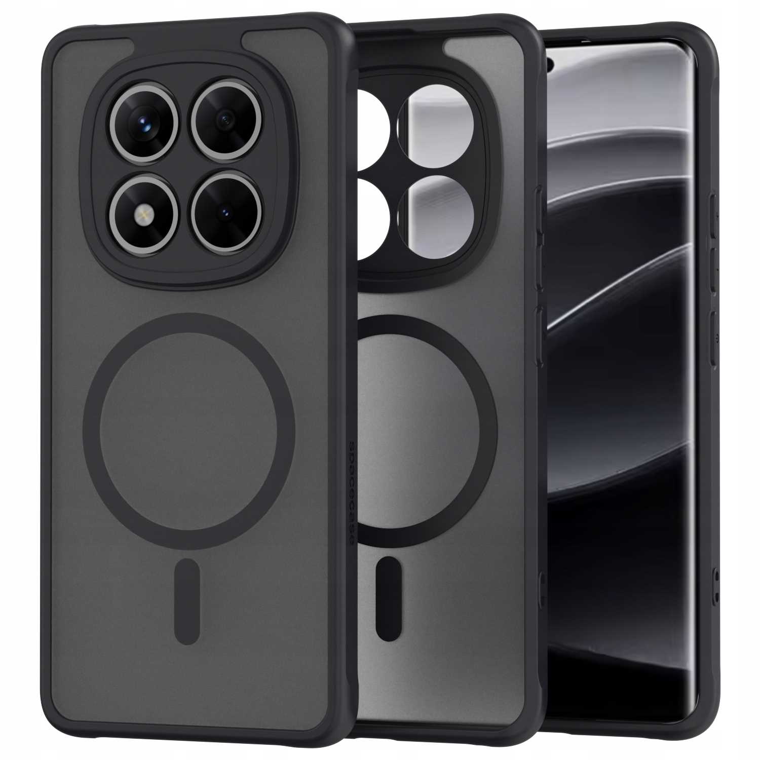 Spacecase Hybrid Mag Poco X7 5G / Redmi Note 14 Pro 5G Black
