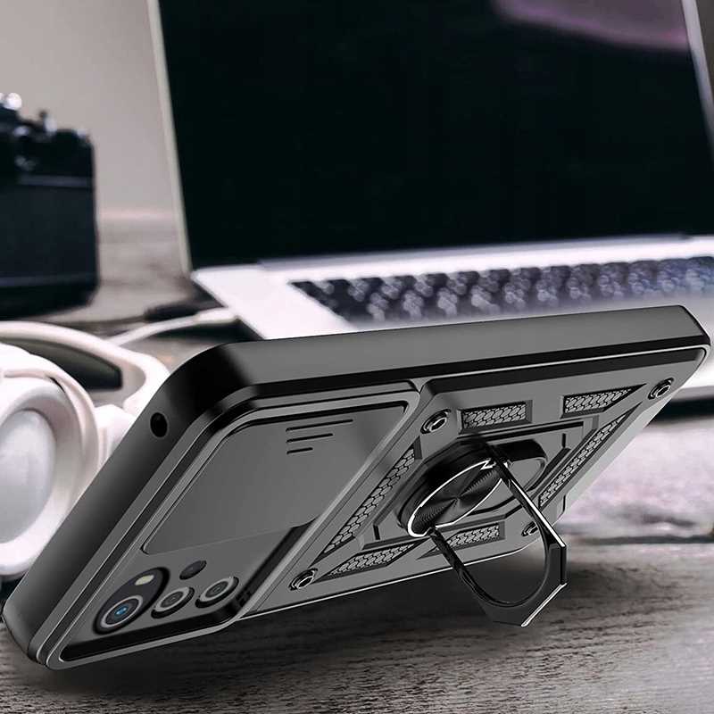 Spacecase Camring Motorola G22 black