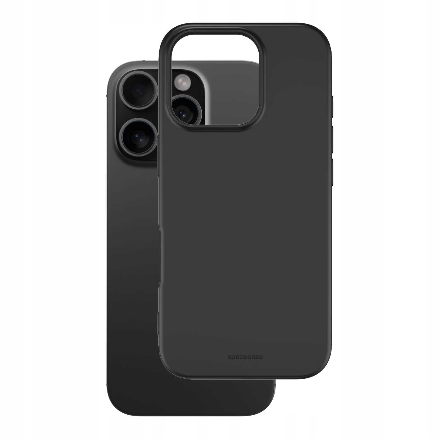 Spacecase Silicone Case iPhone 16 Pro black