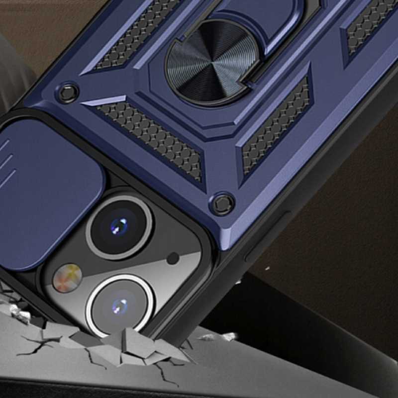 Spacecase Camring iPhone 13 blue