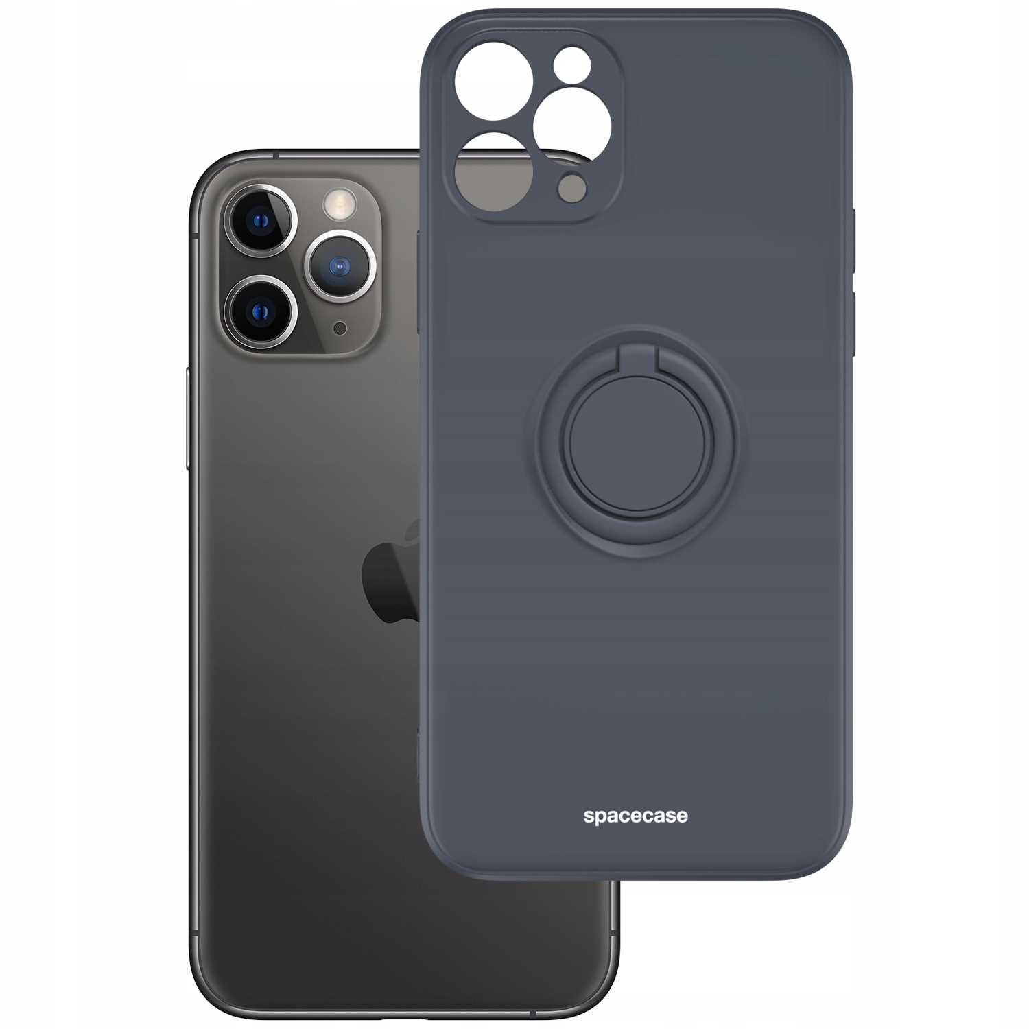 Spacecase Silicone Ring iPhone 11 Pro black