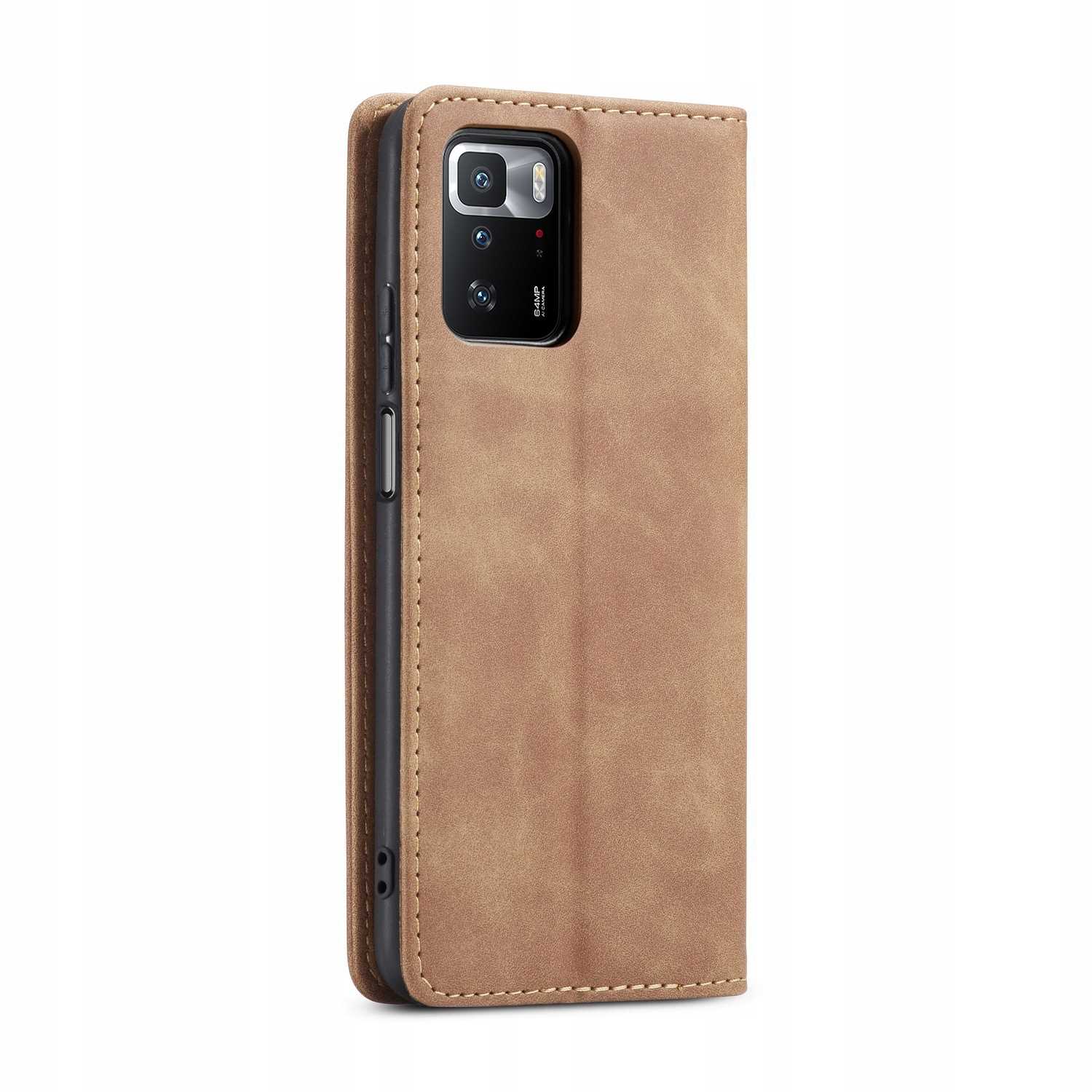 Spacecase Wallet Redmi Note 10 Pro Light Brown