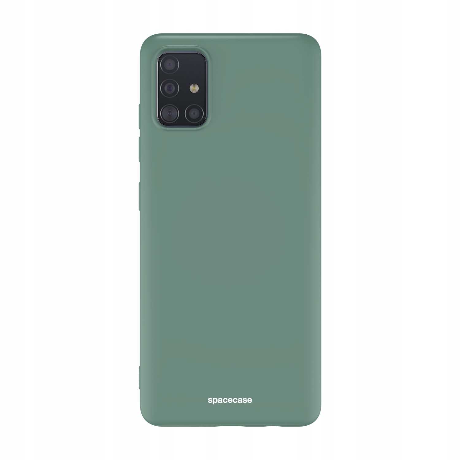 Spacecase Silicone Case Galaxy A71 dark green