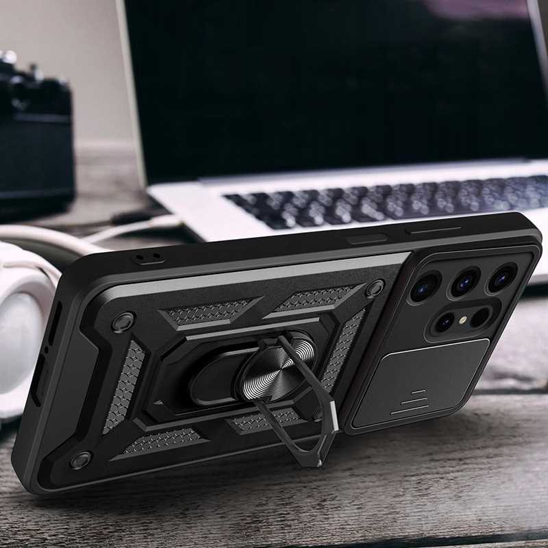 Spacecase Camring Galaxy S24 Ultra Black