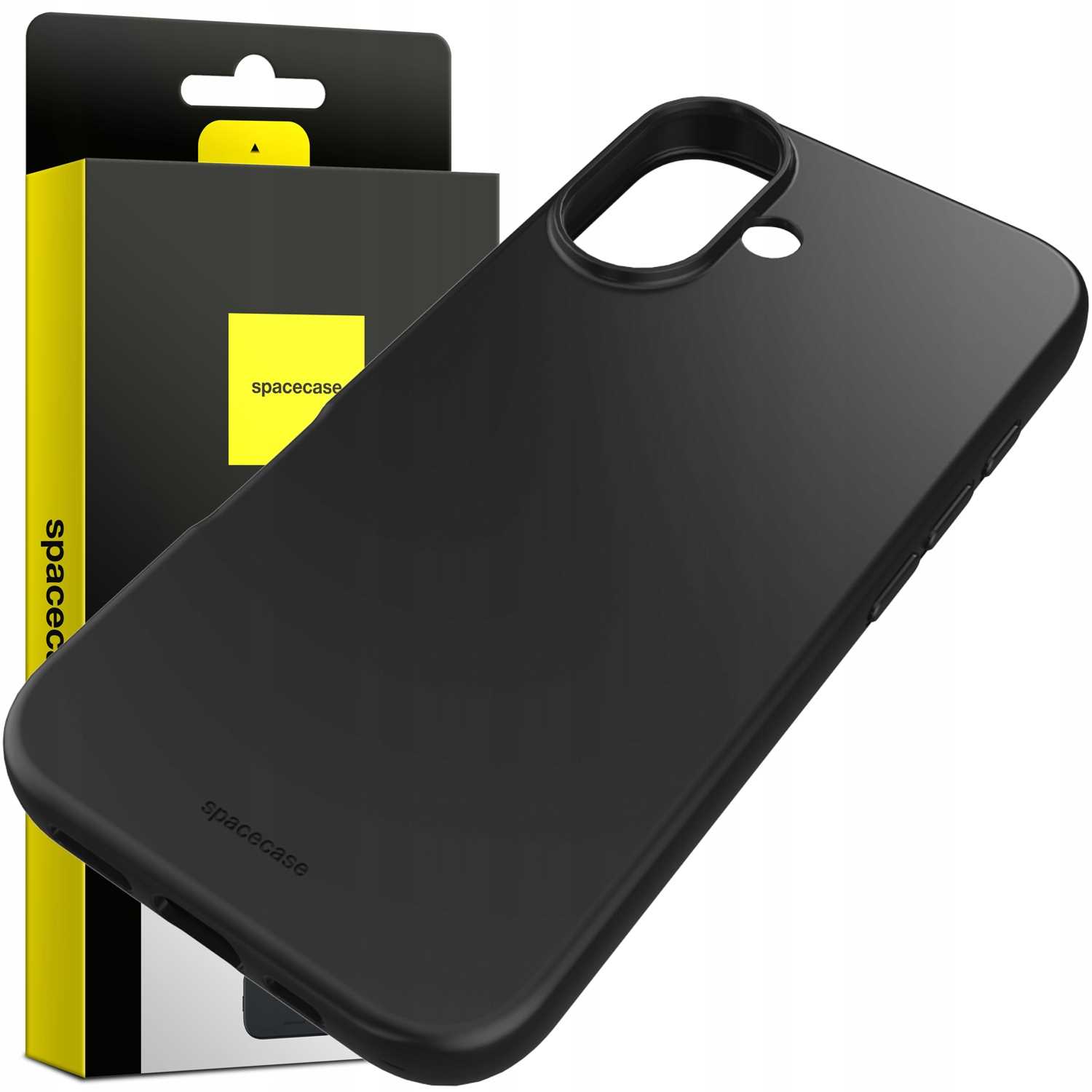 Spacecase Silicone Case Iphone 16 Plus Black