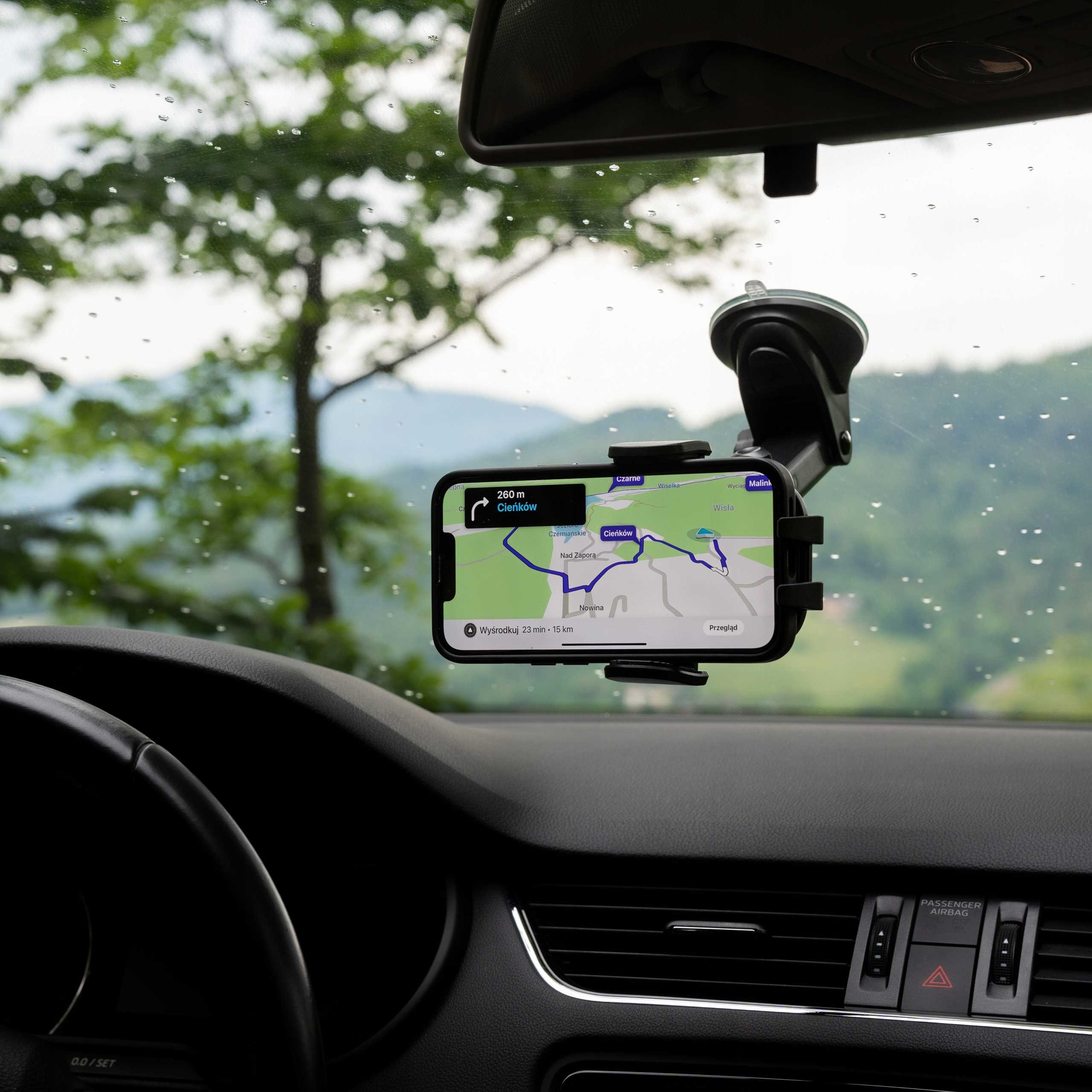 Spacecase Car Holder Sc13 Ghost Dash/Windshield Black