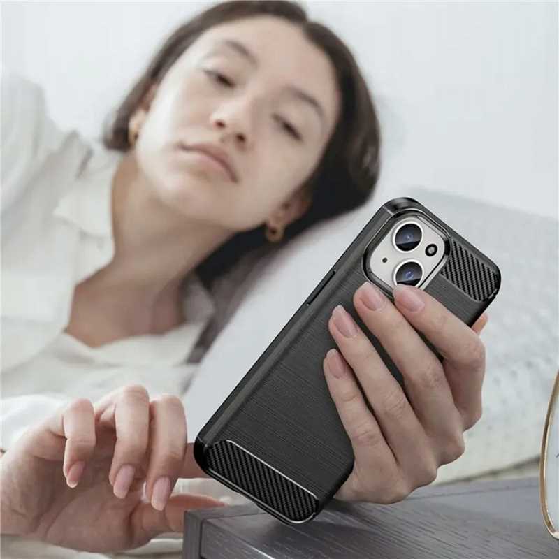 Spacecase Carbon iPhone 15 Plus black