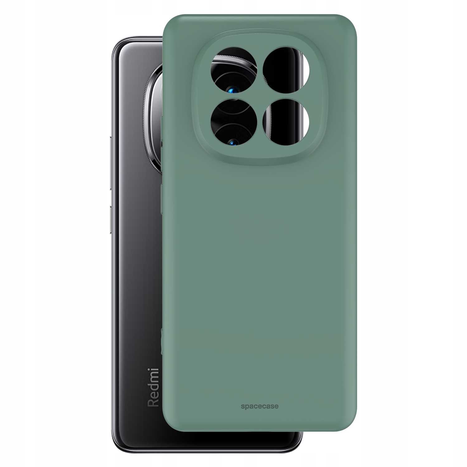 Spacecase Silicone Case 3.0 Redmi Note 14 Pro+ 5G Green
