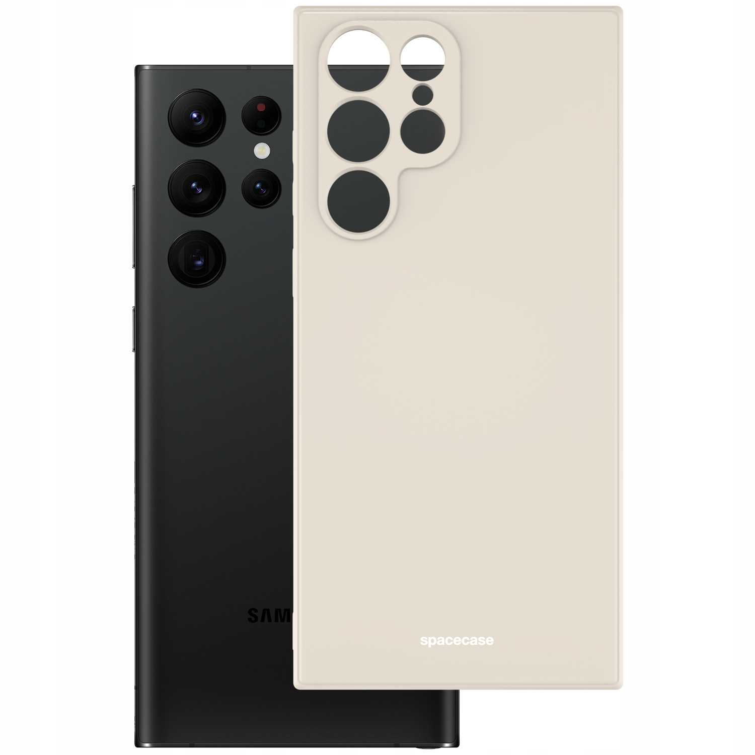 Spacecase Silicone Case Galaxy S22 Ultra bone