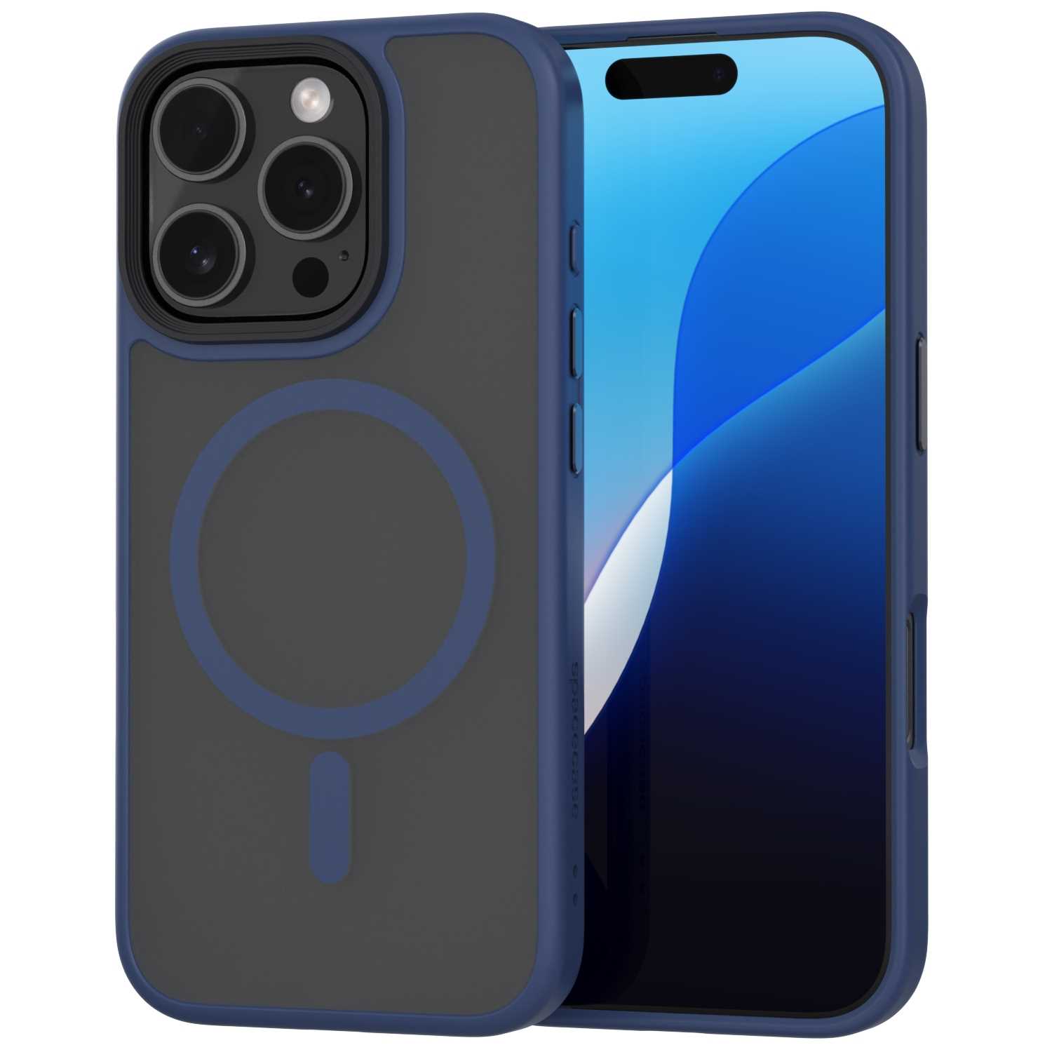 Spacecase Hybrid Mag Iphone 16 Pro Dark Blue