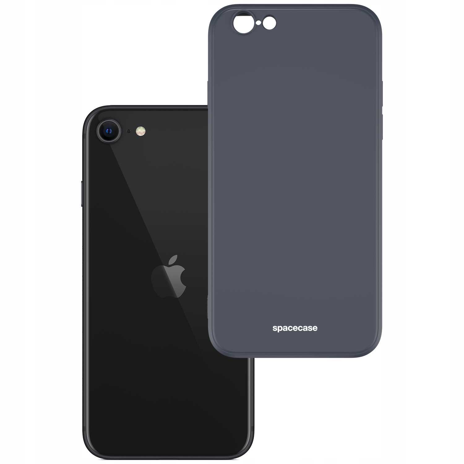 Spacecase Silicone Case iPhone 7/8/SE black