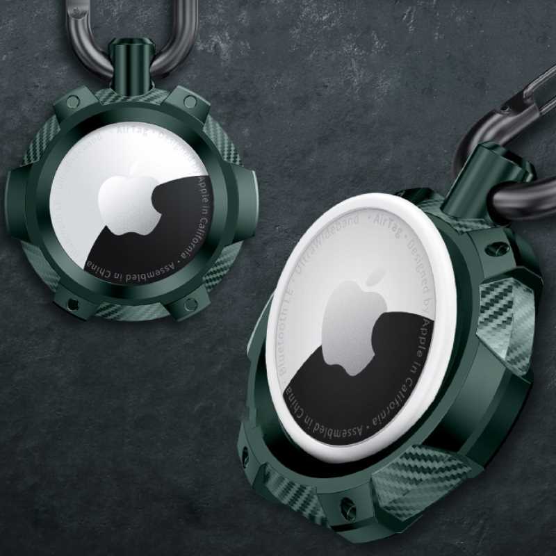 Spacecase Airtag Armor zielony