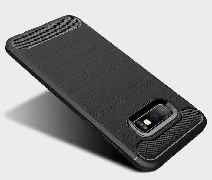 Spacecase Carbon Galaxy S10E Czarny