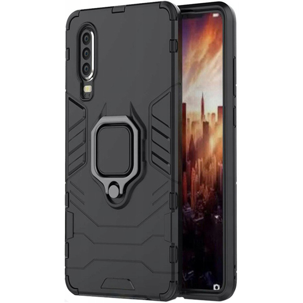 Spacecase X-Ring Huawei P30 czarny