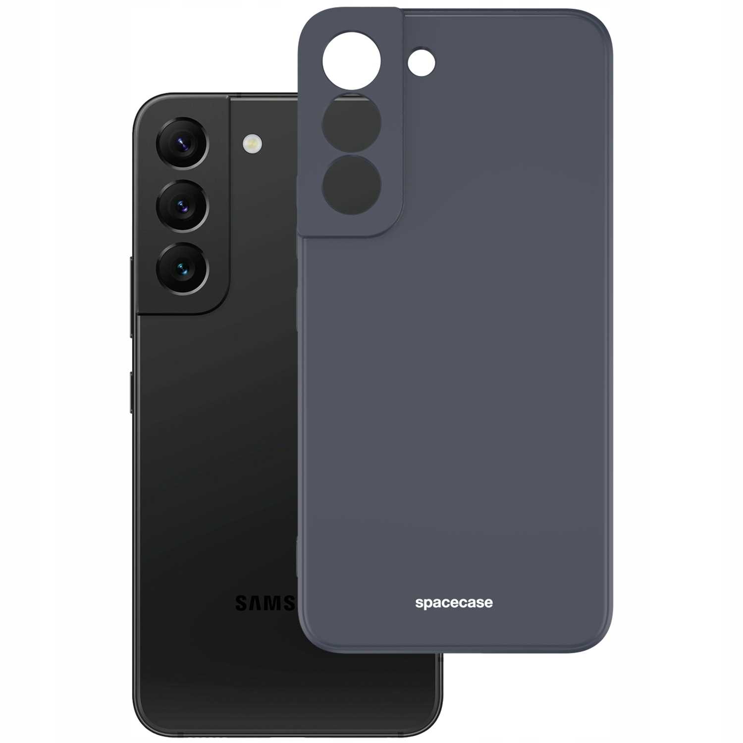 Spacecase Silicone Case Galaxy S22 black