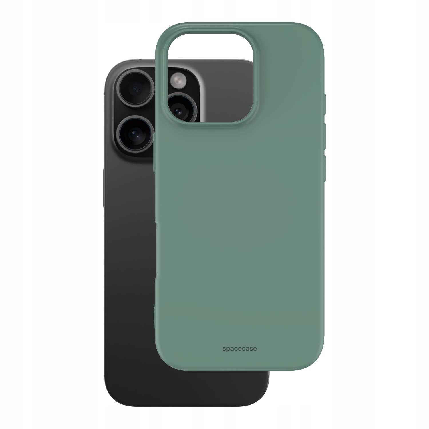 Spacecase Silicone Case Iphone 16 Pro Max Dark Green