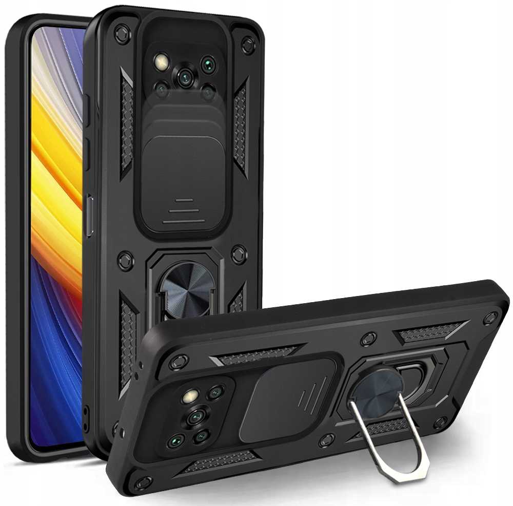 Spacecase Camring Poco X3 Pro black