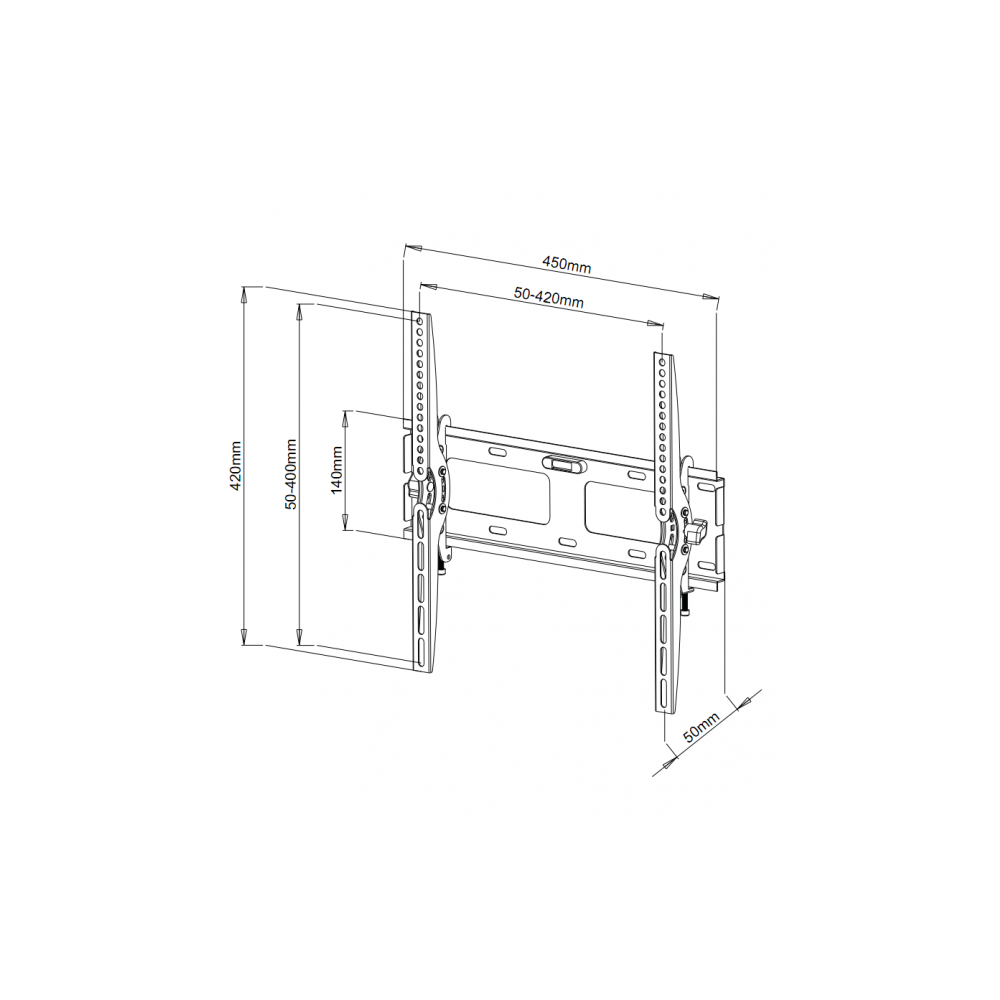 Uchwyt ścienny do monitora VESA LCD LED 23-55 cali