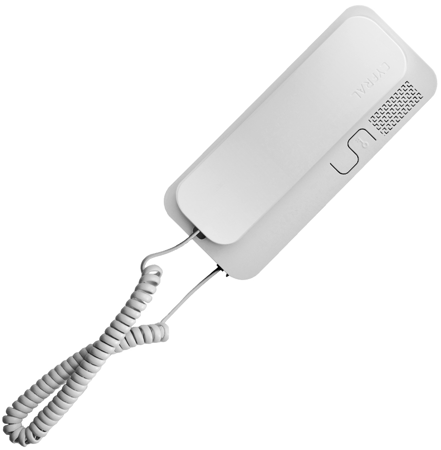 Domofon unifon CYFRAL SMART analogowy biały