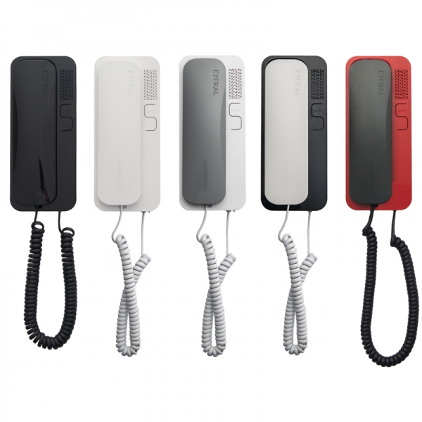 Domofon unifon CYFRAL SMART analogowy szaro biały