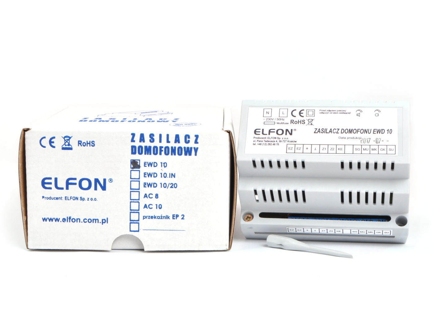 Zasilacz do domofonu analogowego 4+n ELFON EWD10