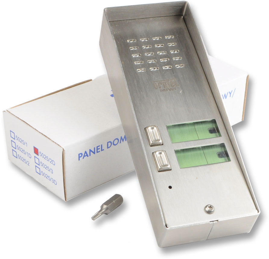 Kaseta zewnętrzna dwurodzinna panel URMET 5025/2D