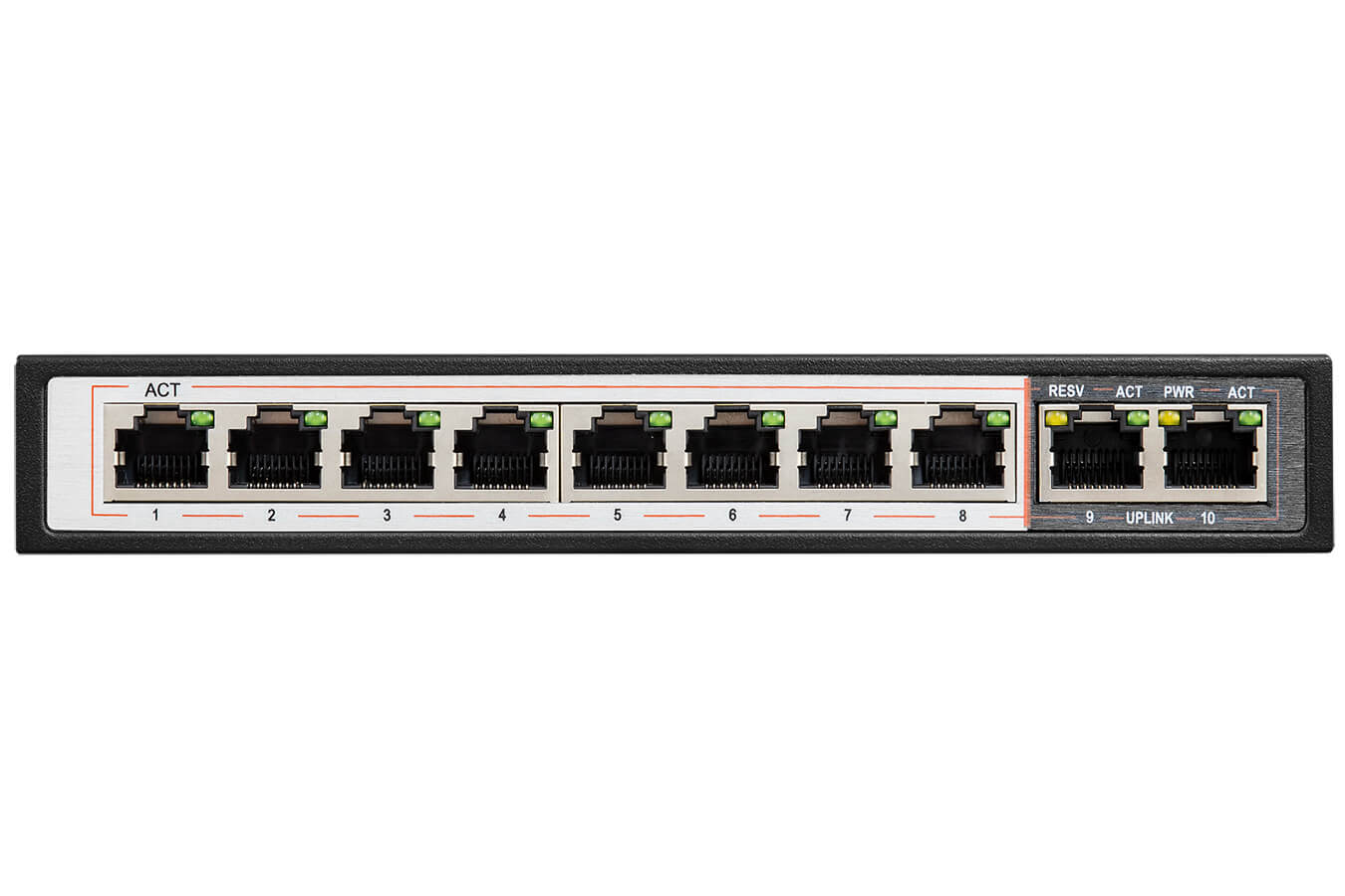 Switch PoE dla 8 kamer IP BCS-B-SP0802 8xPoE+ 96W
