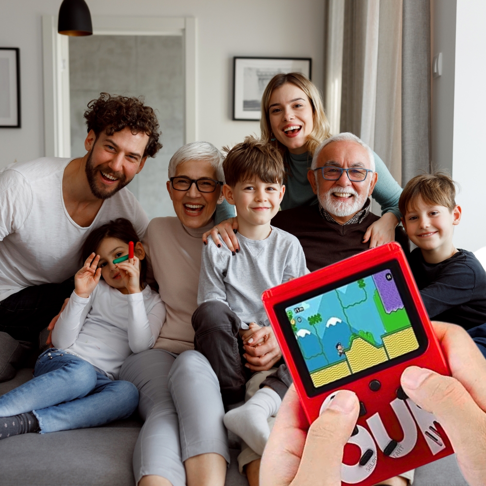 Mini konsola gameboy gra retro przenośna kieszonkowa mario czołgi 400w1 USB