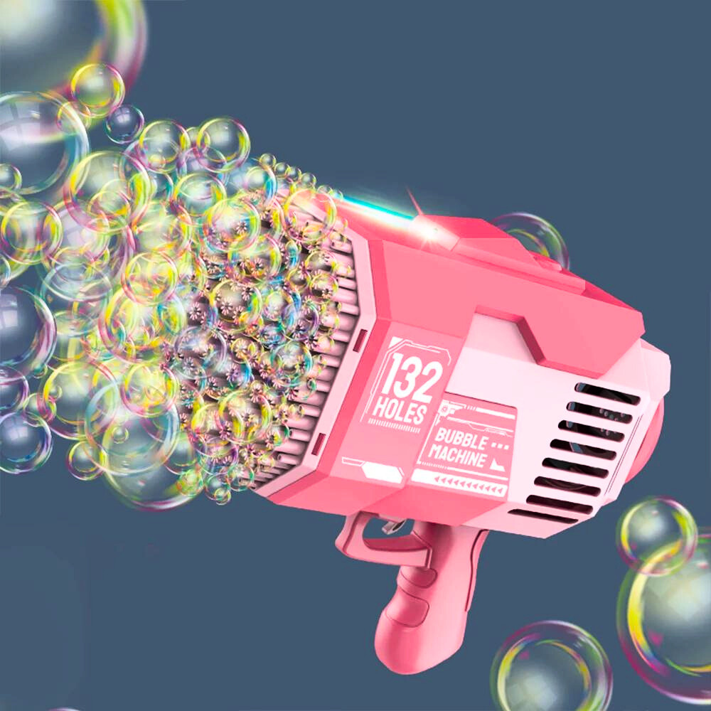 bazooka do baniek różowa