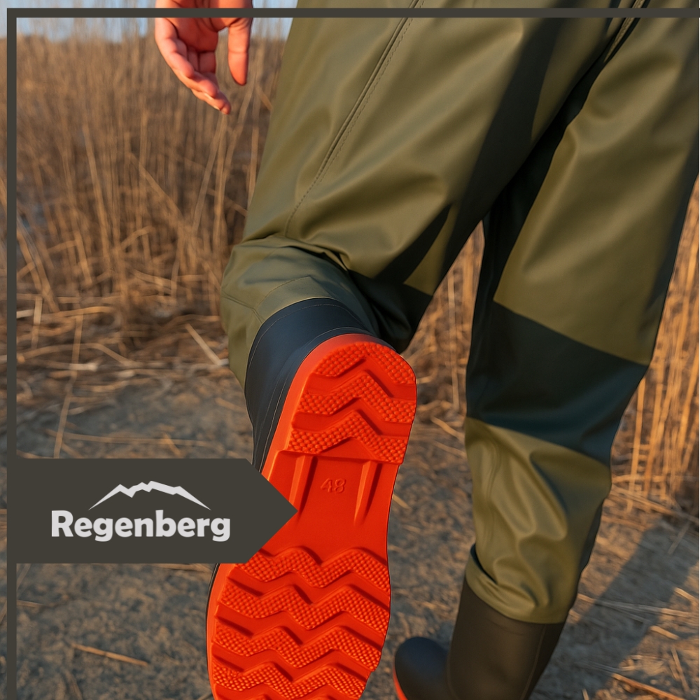 Wodery spodniobuty wędkarskie ochronne 42