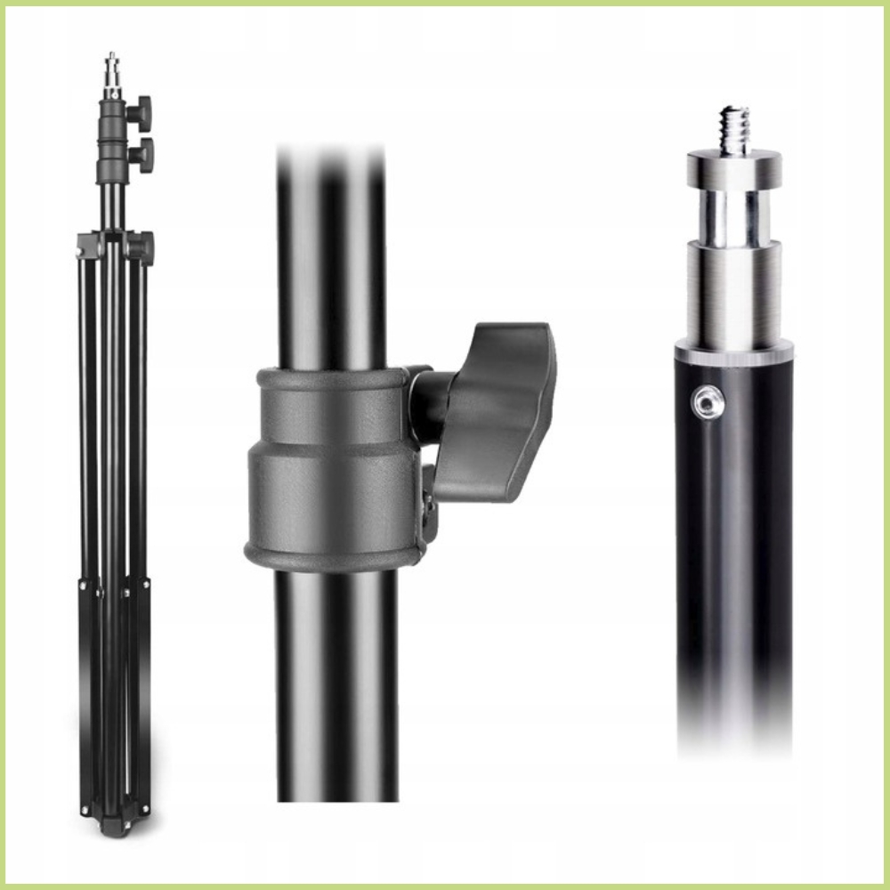 Statyw stojak oświetleniowy lampy studyjny fotograficzny składany 2,1m 15kg