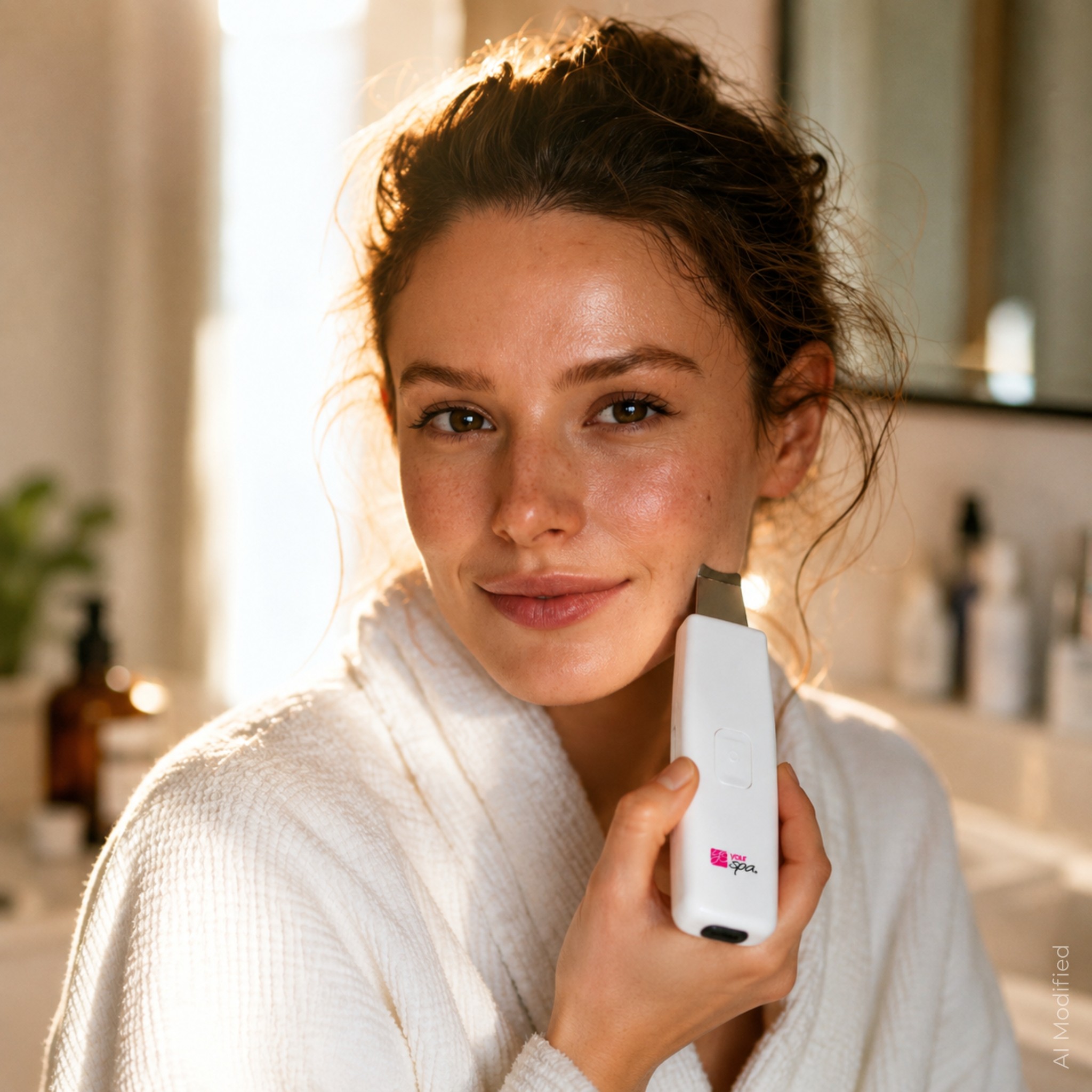 Peeling kawitacyjny do twarzy bezprzewodowy 3 W – praca do 1 h – zdjęcie 3