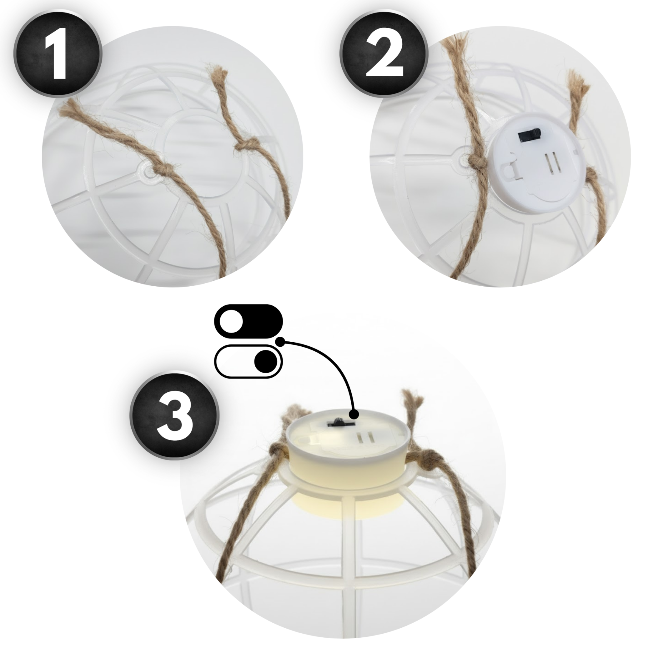 Instrukcja montażu ducha LED Halloween