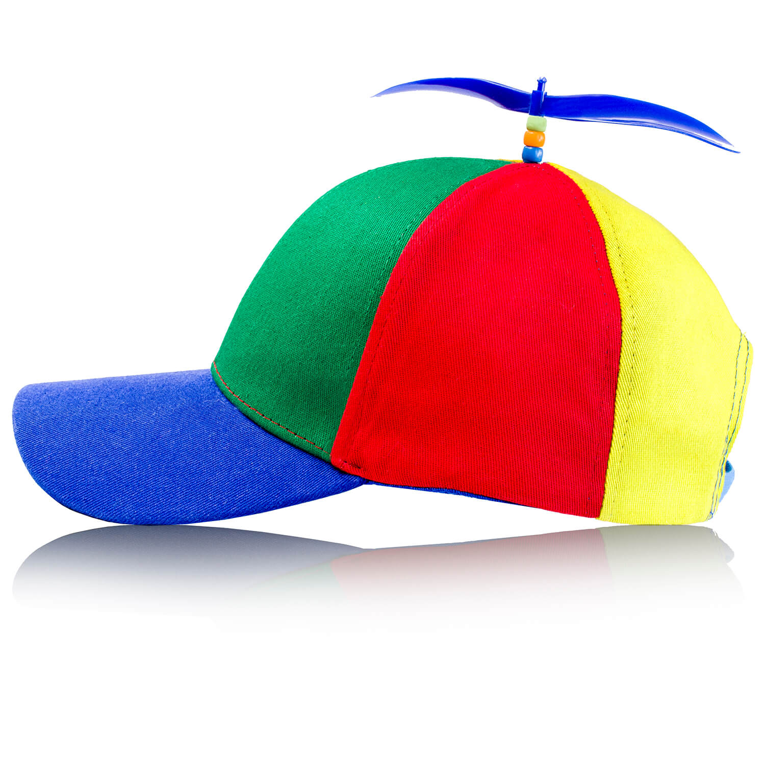Czapka z daszkiem i ze śmigłem kolorowa wiatrak