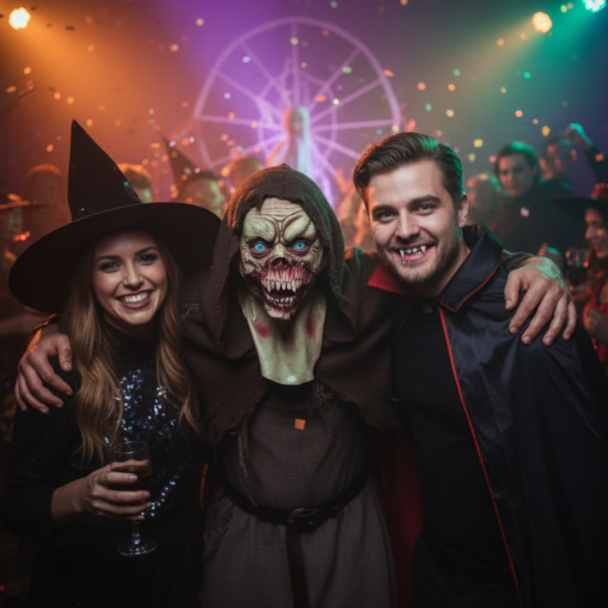 Maska halloween Wampir przebranie kostium