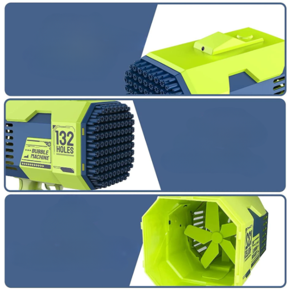 bazooka do baniek zielona