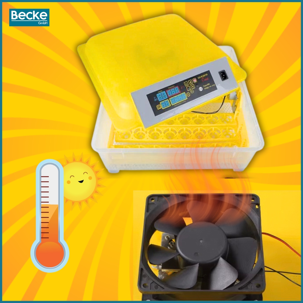 Inkubator wylęgarka klujnik automatyczny do wylęgu drobiu hodowla 48 jajek