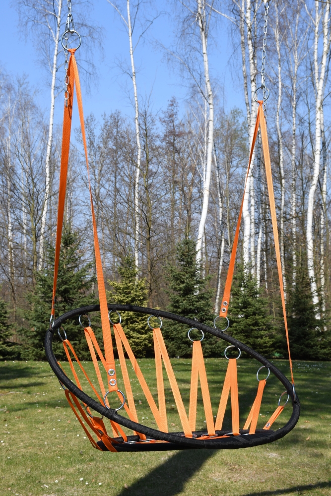 Huśtawka gniazdo - pomarańczowa