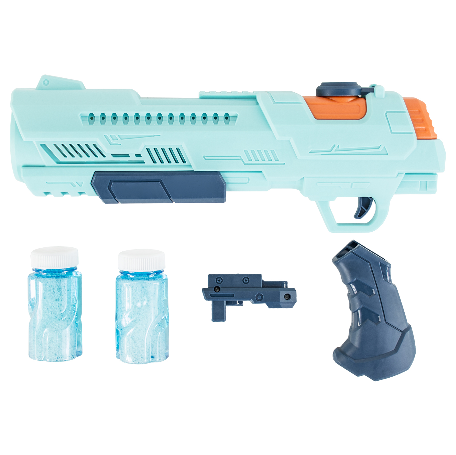 Automatyczny pistolet do robienia baniek mydlanych maszynka zestaw 2 x płyn