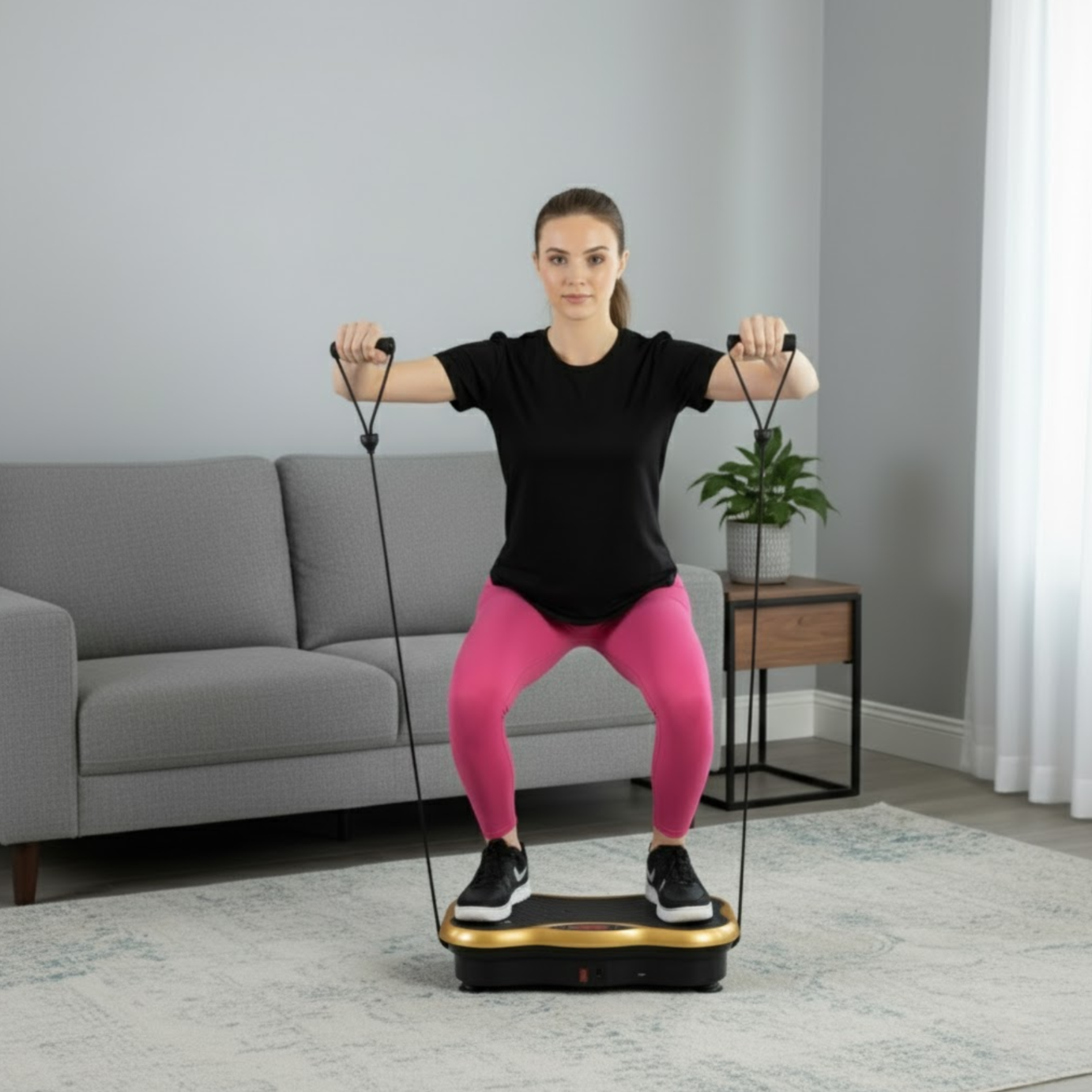 Platforma wibracyjna z głośnikiem bluetooth Vive Fitness