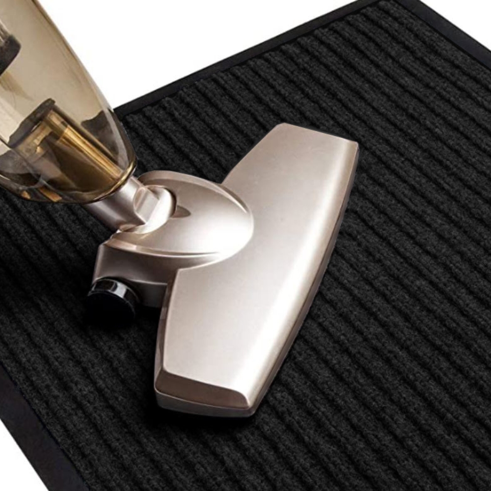 Mata wycieraczka do butów pod drzwi wejściowa czarna zewnętrzna 120 x 180cm